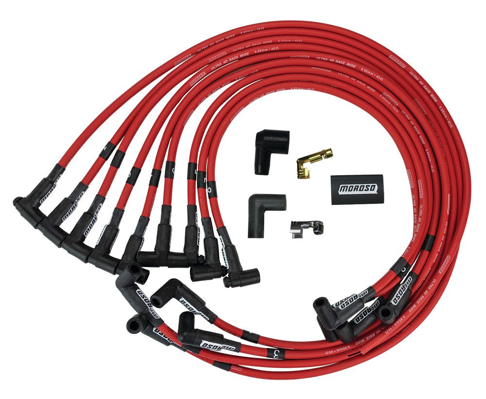 MOROSO Ultra 40 Plug Wire Set - Red MOROSO