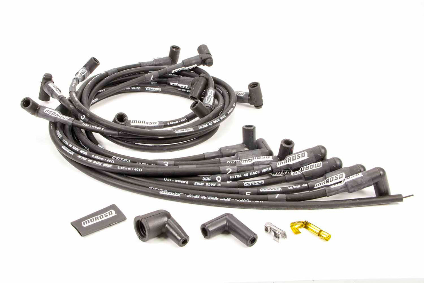 MOROSO Ultra 40 Plug Wire Set - Black MOROSO