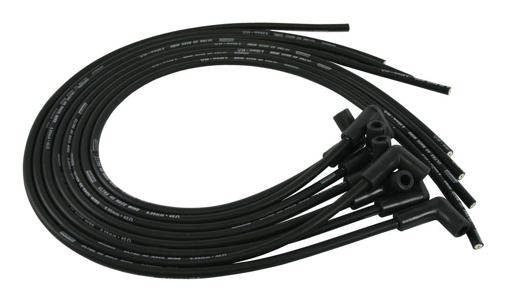 MOROSO Ultra 40 Plug Wire Set - Black MOROSO