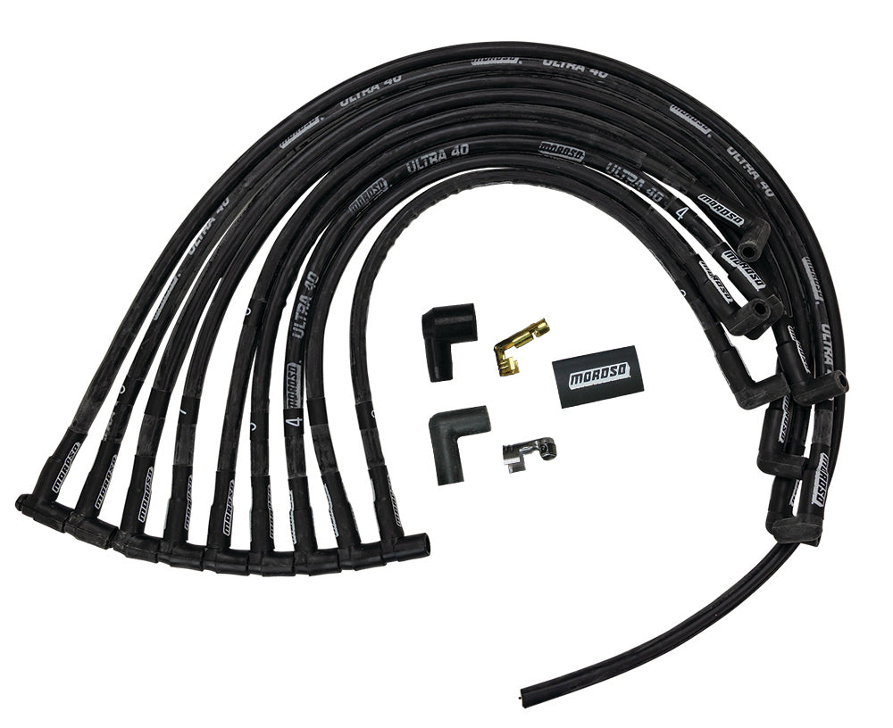 MOROSO Ultra 40 Plug Wire Set SBC w/Jesel Front Drive MOROSO