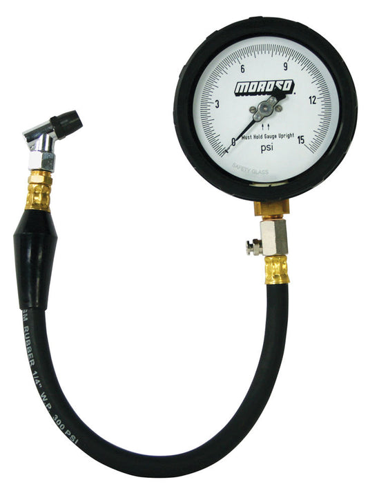 MOROSO Pro Series Tire Gauge 0-15 Psi MOROSO