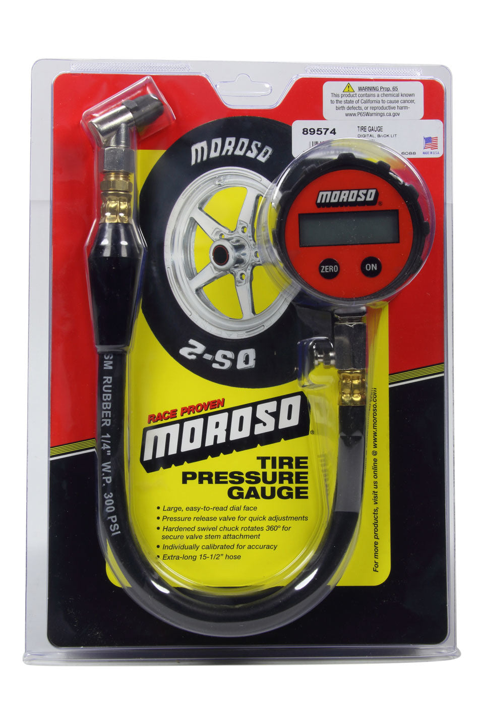 MOROSO Tire Gauge 0-15 Digital Backlit MOROSO