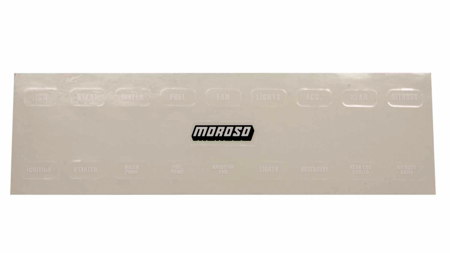 MOROSO Switch Panel Label MOROSO