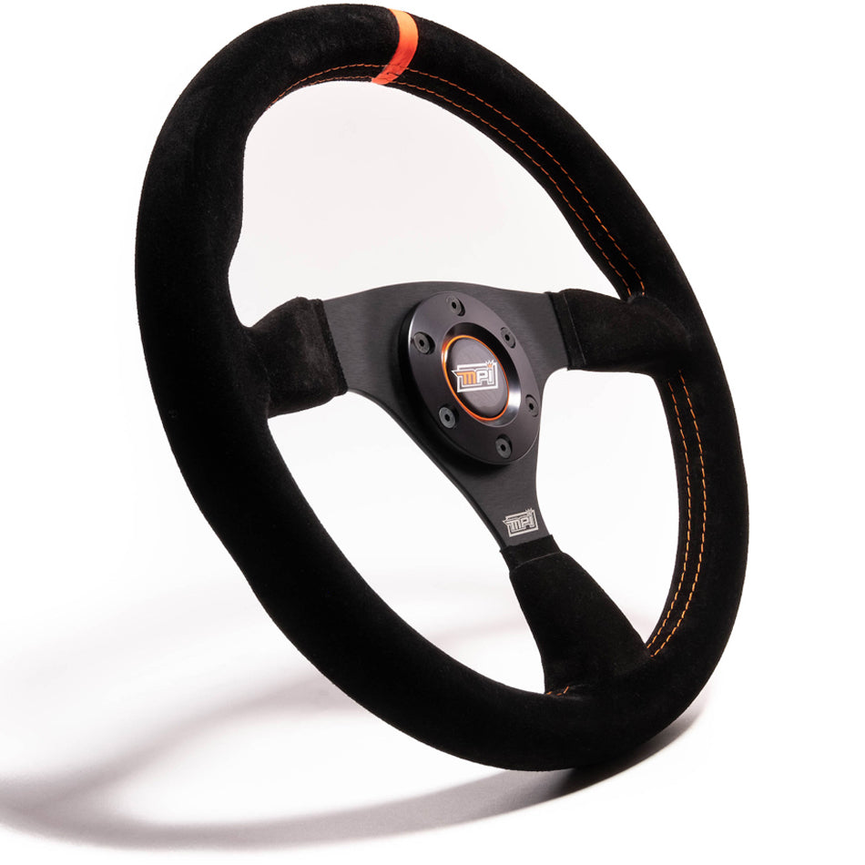 MPI USA 11.75 in Wheel Black Suede 6-Bolt Aluminum MPI USA