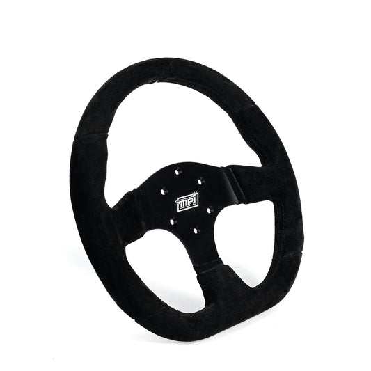 MPI USA Touring Steering Wheel 13in Full Black D Shaped MPI USA