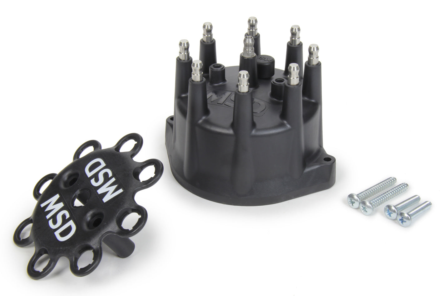 MSD IGNITION Small Distributor Cap - Black MSD IGNITION