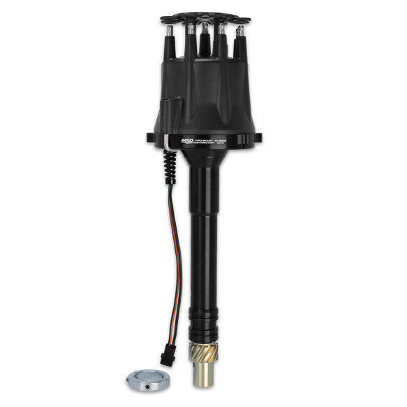 MSD IGNITION Chevy V8 Pro Billet Distributor Black Finish MSD IGNITION