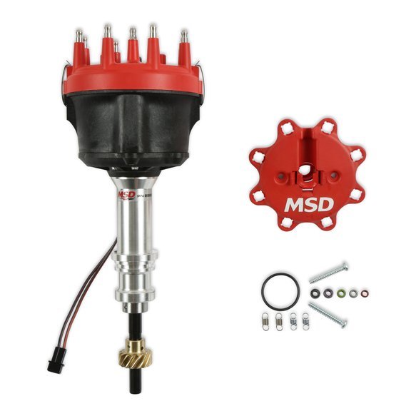 MSD IGNITION Billet Distributor SBF 302 w/Bronze Gear MSD IGNITION