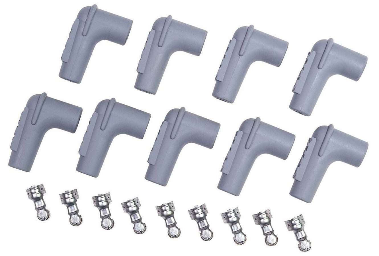 MSD IGNITION Spark Plug Boot & Term. Kit - 90 Deg. (9pcs.) MSD IGNITION