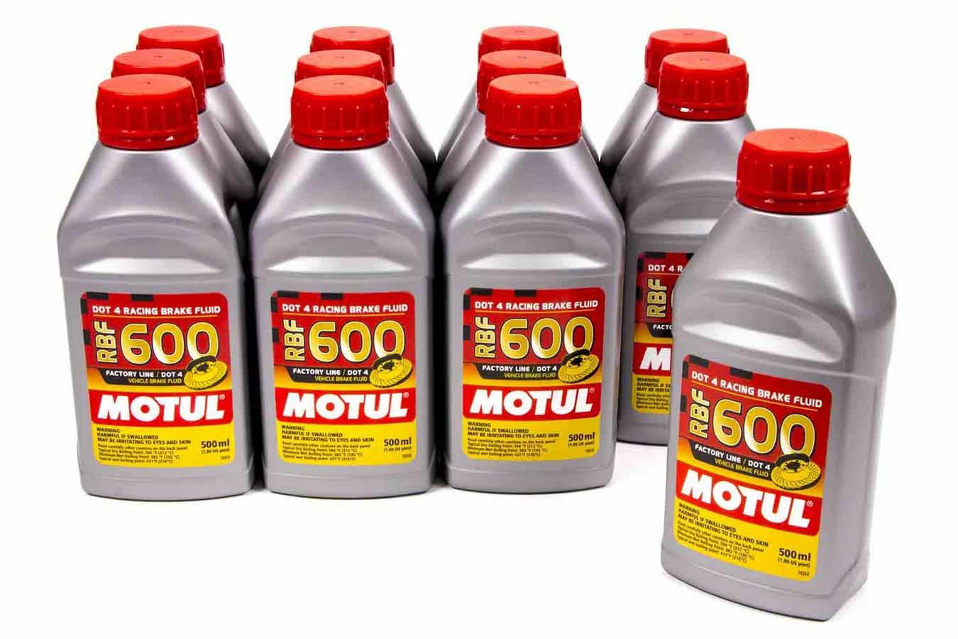 MOTUL USA RBF Brake Fluid 600 Degr ee case/12-1/2 Liter MOTUL USA