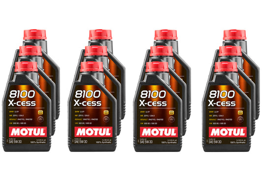 MOTUL USA 8100 X-Cess 5w30 Oil Case 12 x 1 Liter MOTUL USA