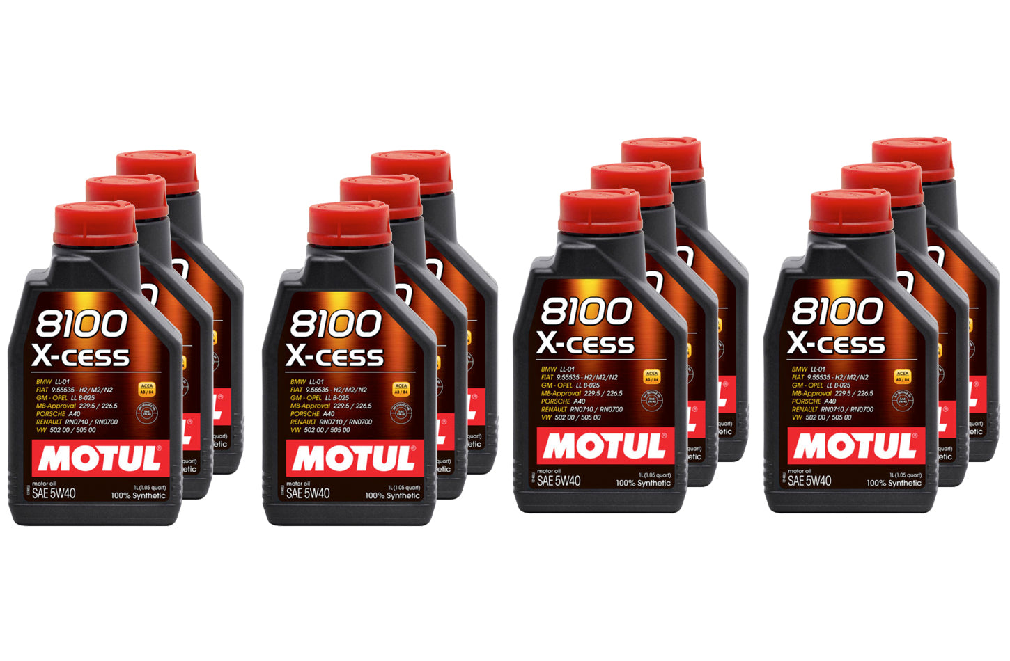 MOTUL USA 8100 X-Cess 5w40 Oil Case 12 x 1 Liter MOTUL USA