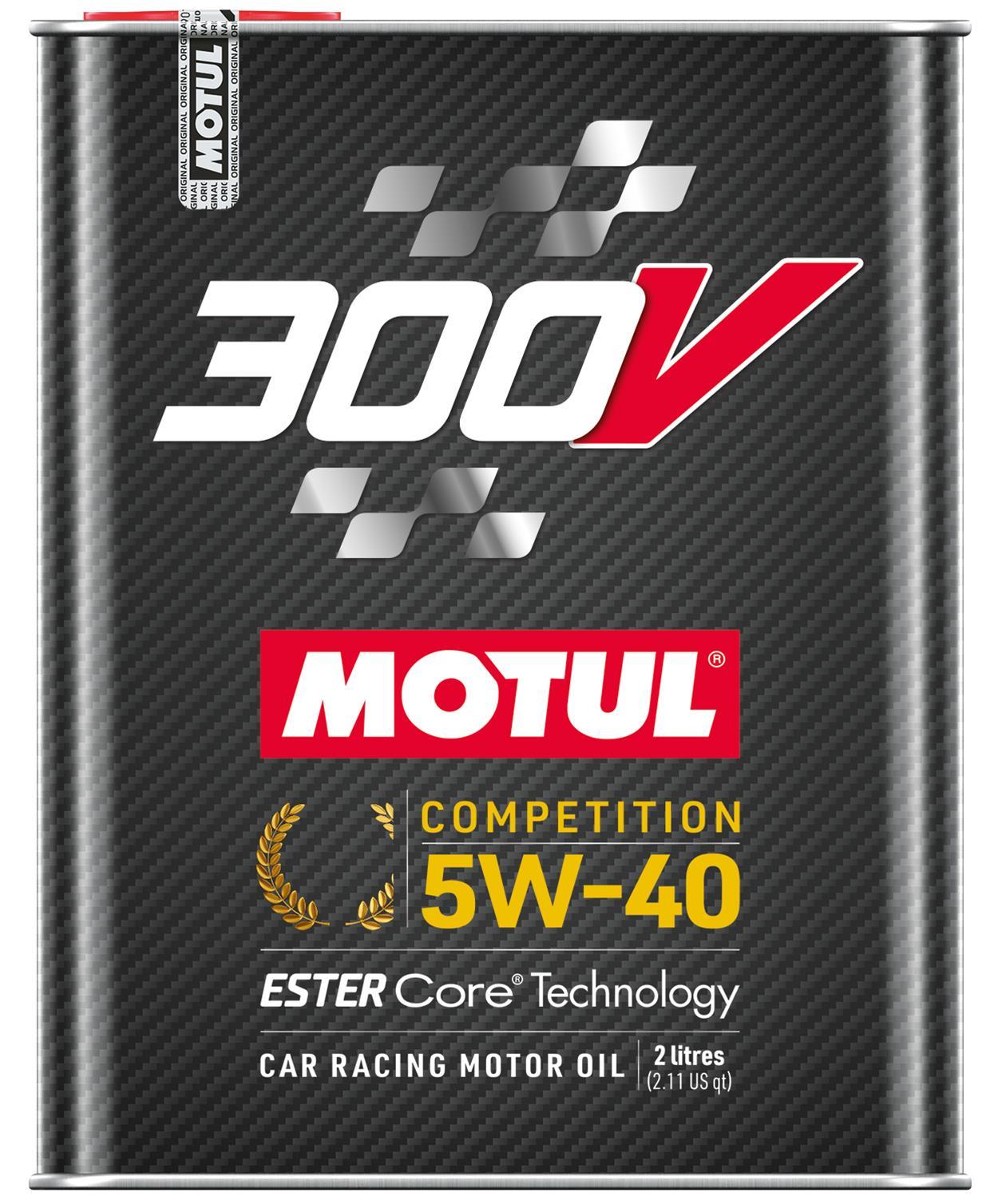 MOTUL USA 300V 5w40 Racing Oil 2L MOTUL USA