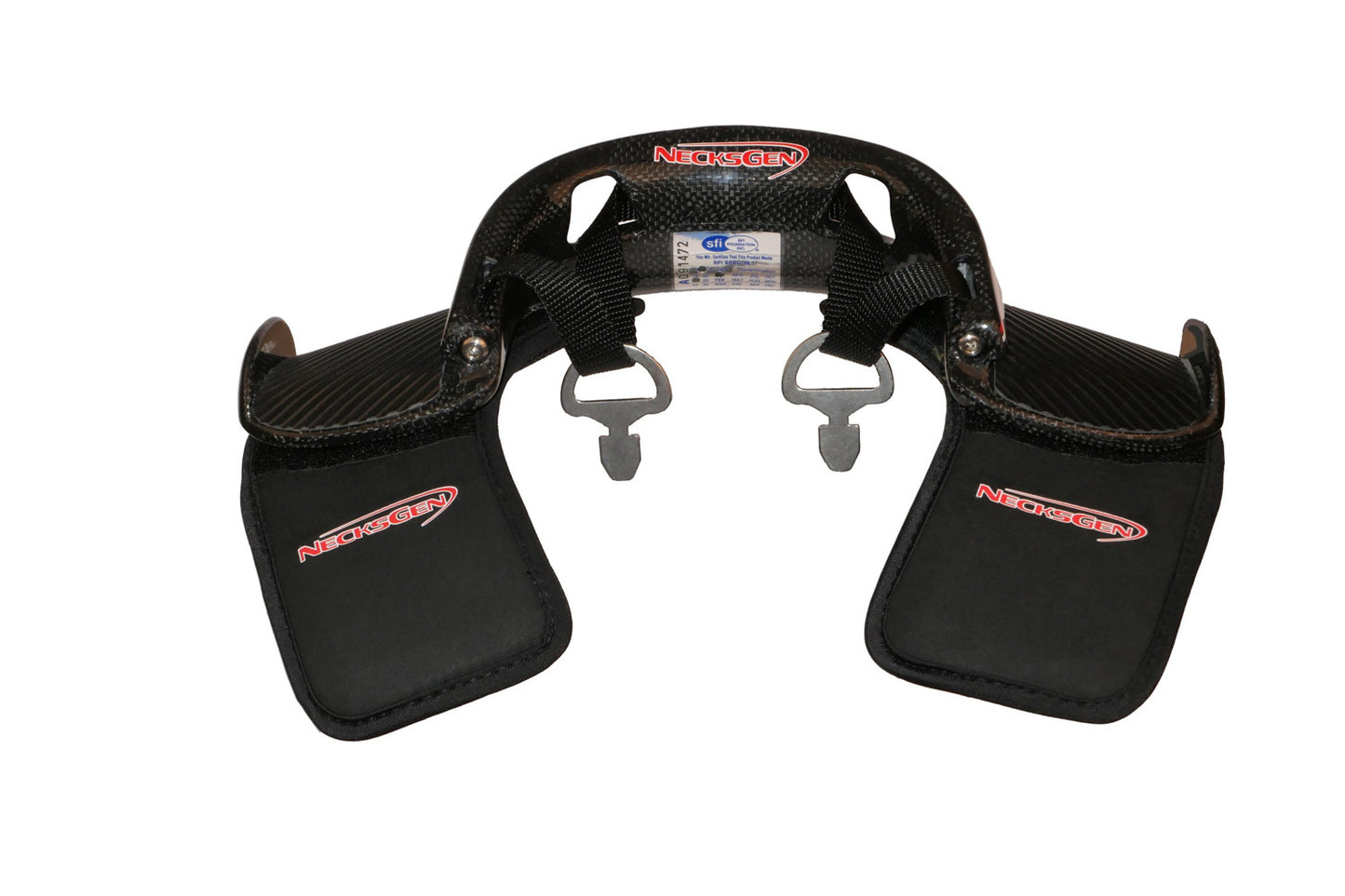 NECKSGEN Head and Neck Restraint REV2 Carbon Medium 3in NECKSGEN