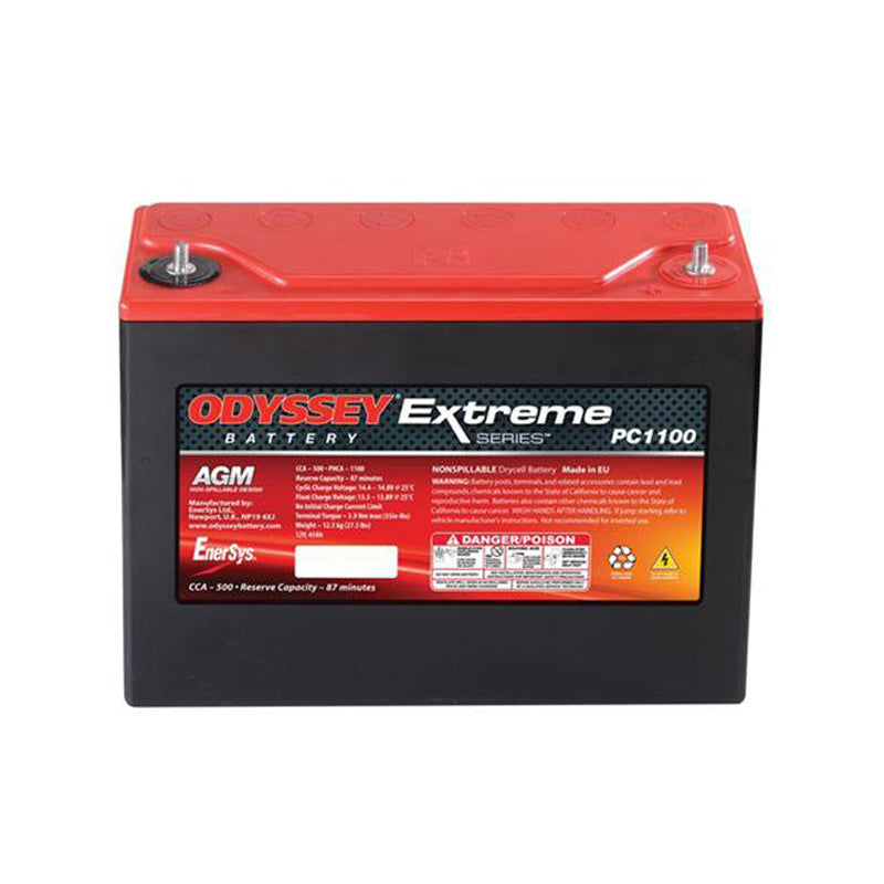 ODYSSEY BATTERY Battery 500CCA/650CA M6 Stud Terminal ODYSSEY BATTERY