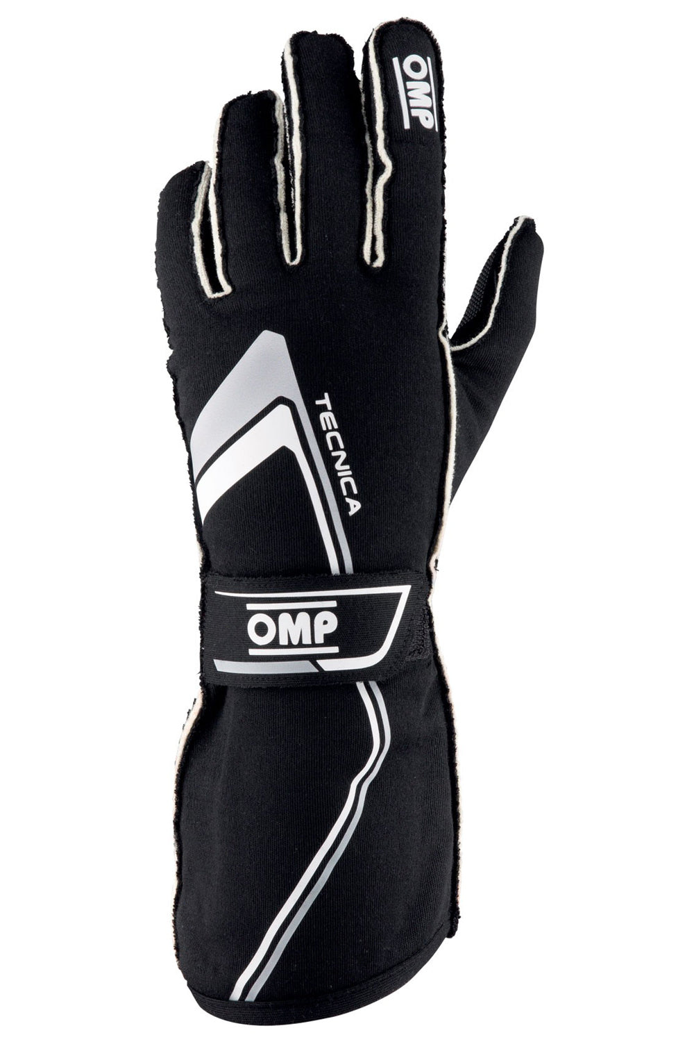 OMP RACING, INC. TECNICA Gloves Black And White Size X Small OMP RACING, INC.