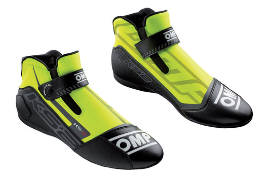 OMP RACING, INC. KS-2 Shoes Fluo Yellow And Black Size 40 OMP RACING, INC.