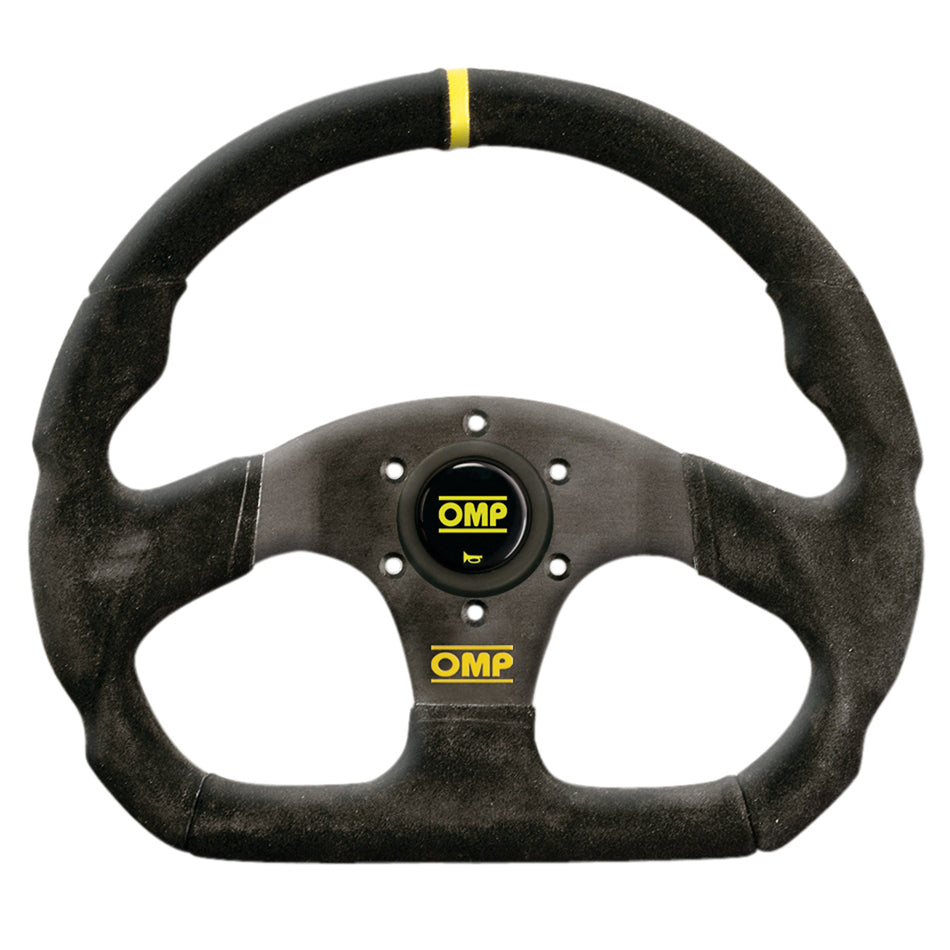 Super Quadro Steering Wheel Black Spokes Suade OMP RACING, INC.