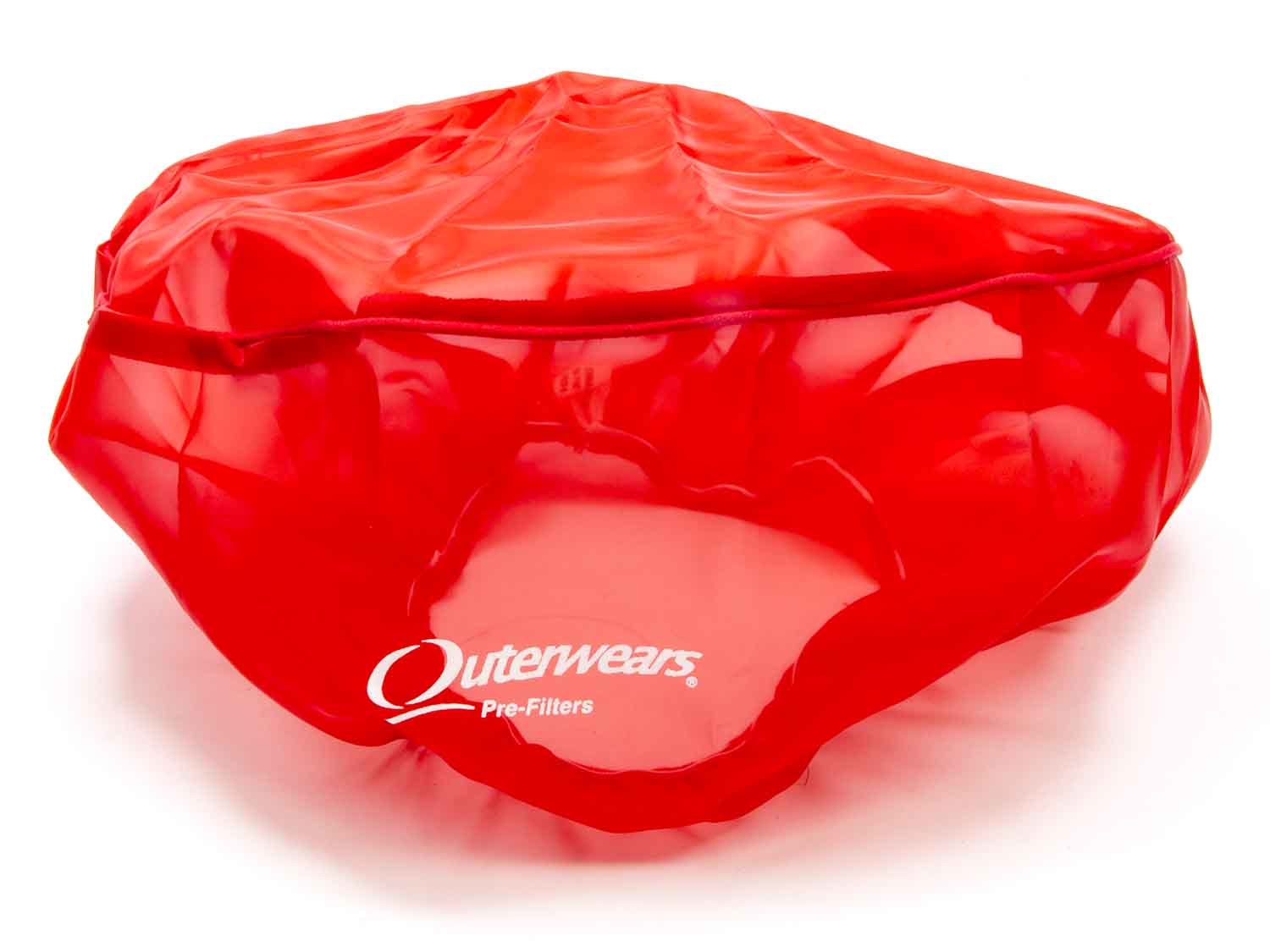 OUTERWEARS 14in. x 6in. Pre-Filter W/Top Red OUTERWEARS