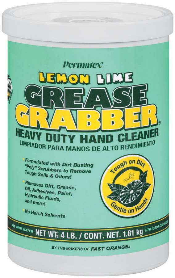 PERMATEX Grease Grabber Heavy Dut y Hand Cleaner 4lb Tub PERMATEX