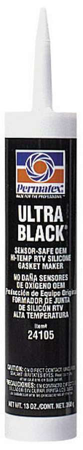 PERMATEX Ultra Black Gasket Maker 13oz Cartridge PERMATEX