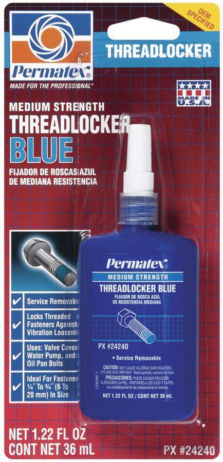 PERMATEX Blue Threadlocker 36ml Bottle PERMATEX