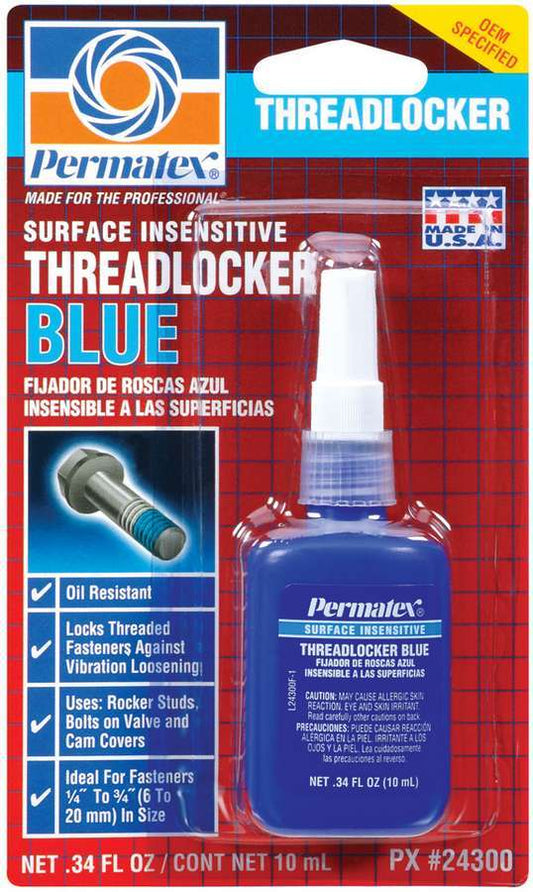 PERMATEX Medium Threadlocker 10ml Bottle - Blue PERMATEX