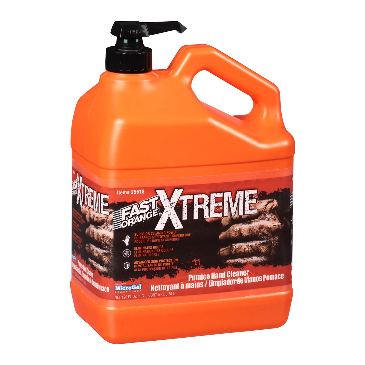 PERMATEX Fast Orange Hand Cleaner 1 Gallon w/Pump PERMATEX