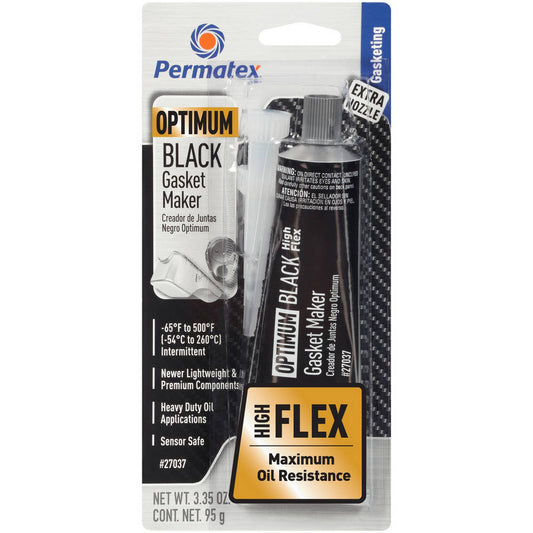 PERMATEX Optimum Black Gasket Maker 3.35 Oz. PERMATEX