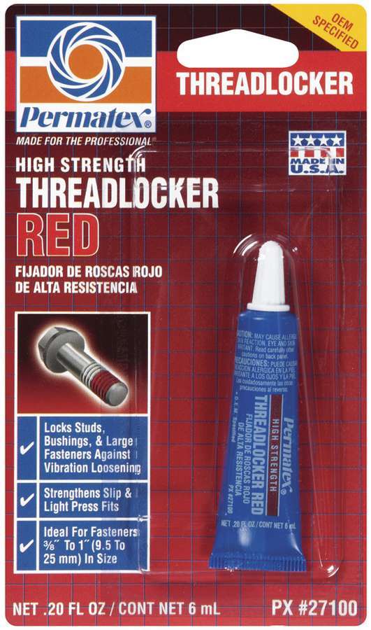 PERMATEX Threadlocker Red PERMATEX