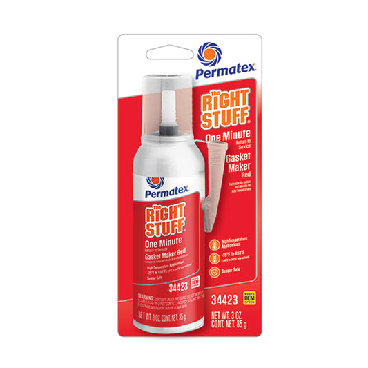 PERMATEX Right Stuff 1 Minute Red 3oz Can PERMATEX