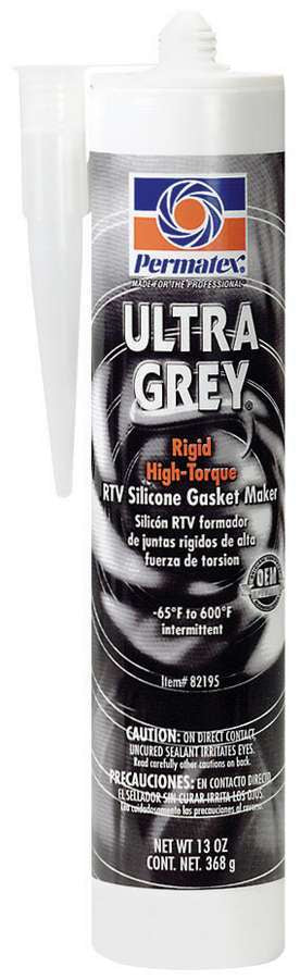 PERMATEX Ultra Grey Silicone 13oz Cartridge PERMATEX