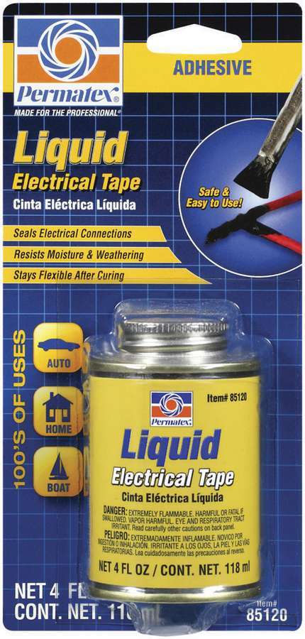 PERMATEX Liquid Electric Tape 4oz Can w/Brush PERMATEX