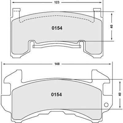 PFC BRAKES Brake Pads Metric GM PFC BRAKES