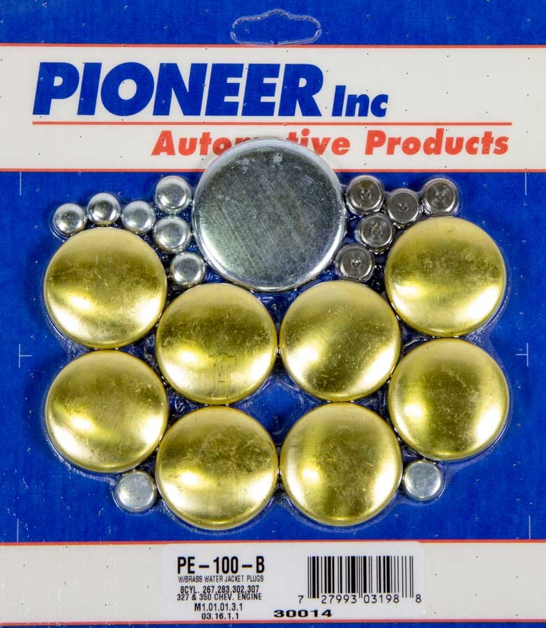 PIONEER 350 Chevy Freeze Plug Kit - Brass PIONEER