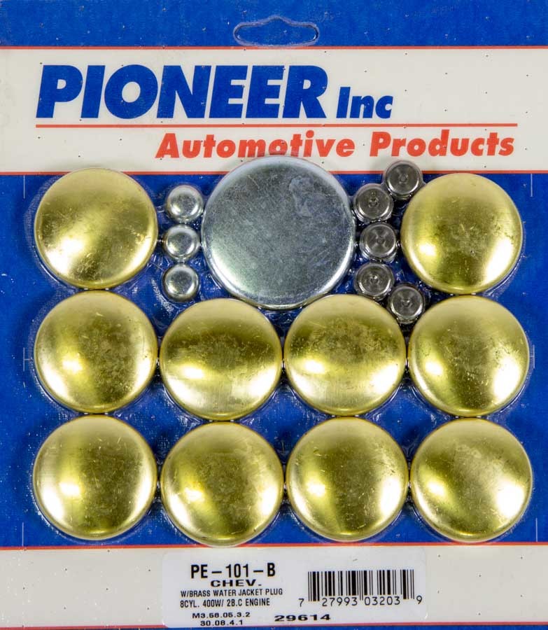 PIONEER 400 Chevy Freeze Plug Kit - Brass PIONEER