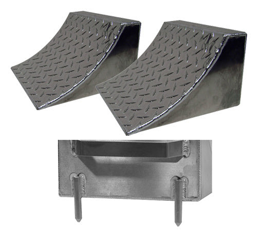 PIT-PAL PRODUCTS Wheel Chocks w/ Pins Pair PIT-PAL PRODUCTS