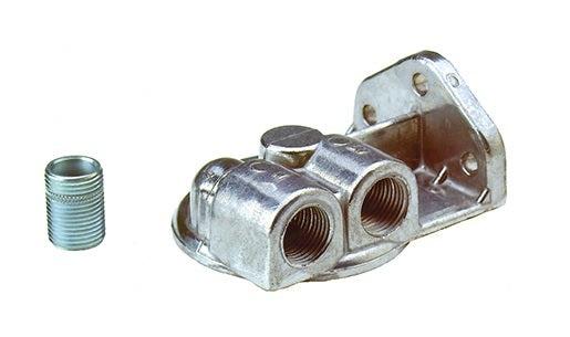 PERMA-COOL Oil Filter Mount  3/4in- 16  Ports: 1/2in NPT PERMA-COOL