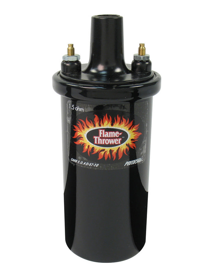 PERTRONIX IGNITION Flame-Thrower Coil - Black Oil Filled 1.5 ohm PERTRONIX IGNITION