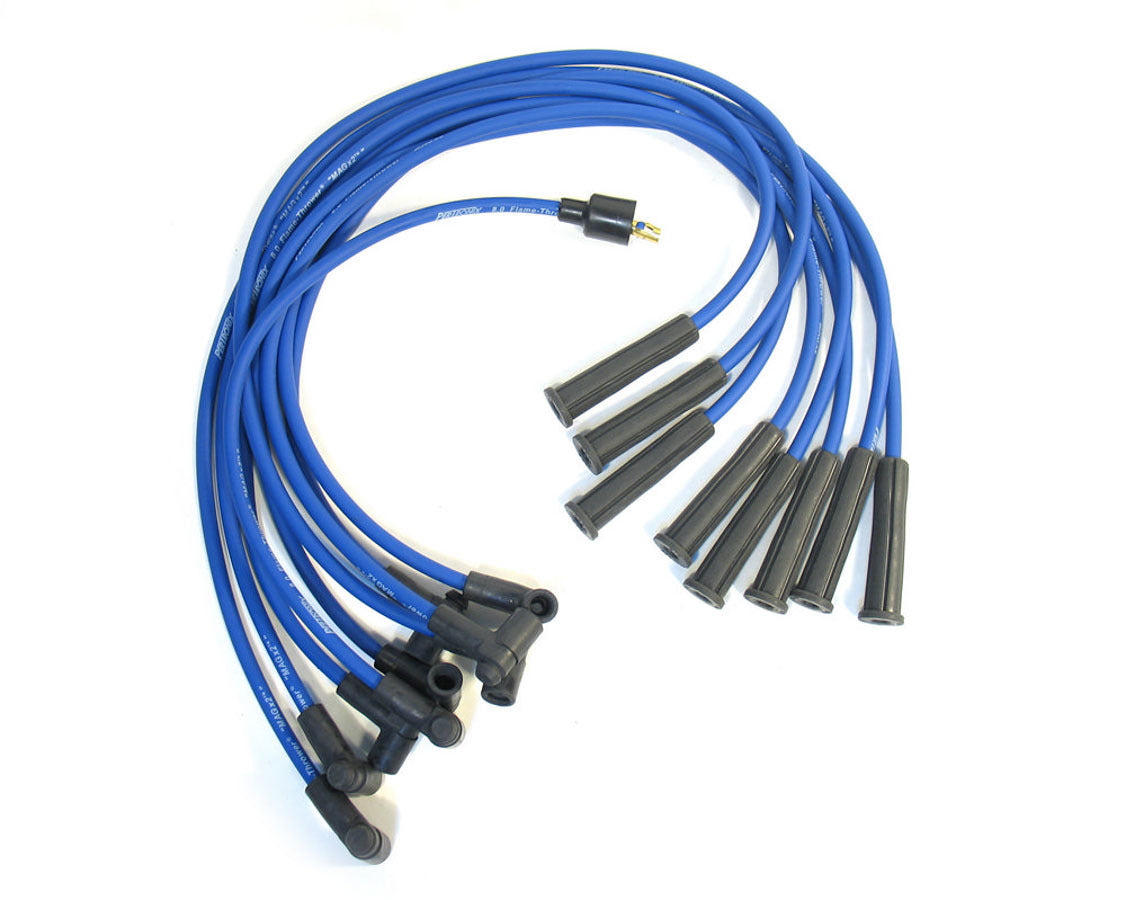 PERTRONIX IGNITION Wires 8mm Ford 289-302W Male Cap (Blue) PERTRONIX IGNITION