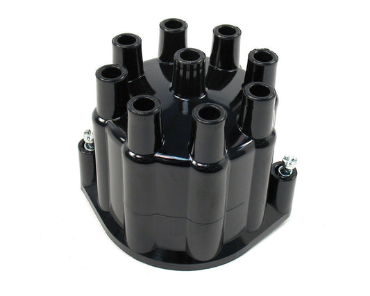 PERTRONIX IGNITION Distributor Cap - Black Billet V8 Distributors PERTRONIX IGNITION