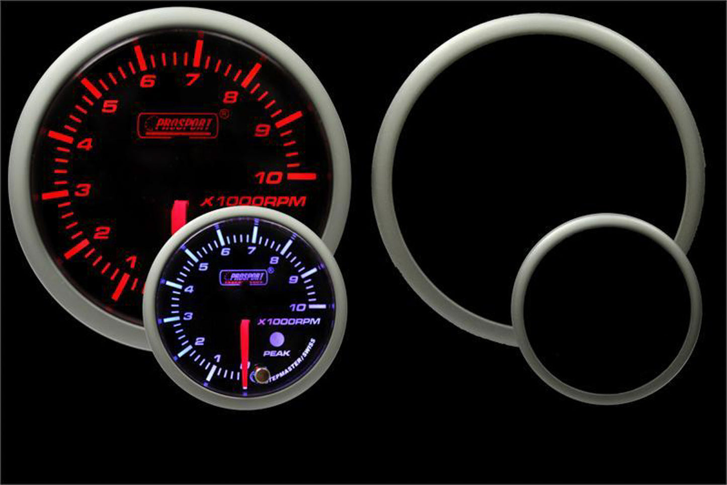 PROSPORT GAUGES Gauge Premium Tachometer 0-10000 rpm 3-3/8in PROSPORT GAUGES