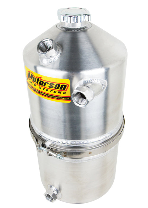 PETERSON FLUID Dry Sump Tank 5 Gal Single Scavenge PETERSON FLUID