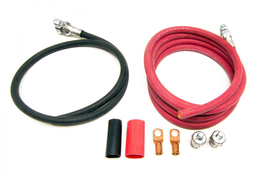 PAINLESS WIRING Red/Black Battery Cables 8ft Red 3ft Black PAINLESS WIRING