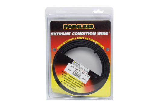 PAINLESS WIRING 10 Gauge Black TXL Wire  25 Ft. PAINLESS WIRING