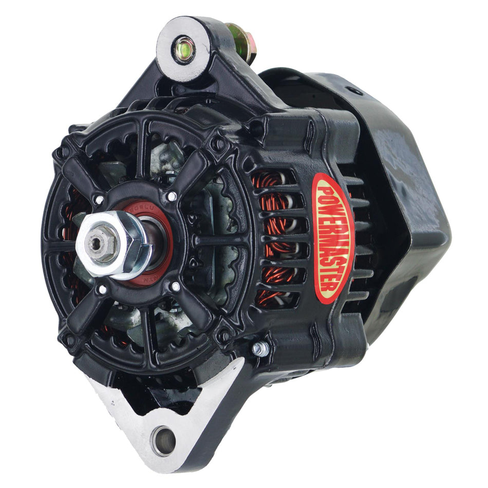 POWERMASTER Denso XS Race Alternator 75amp 1-Wire Black POWERMASTER