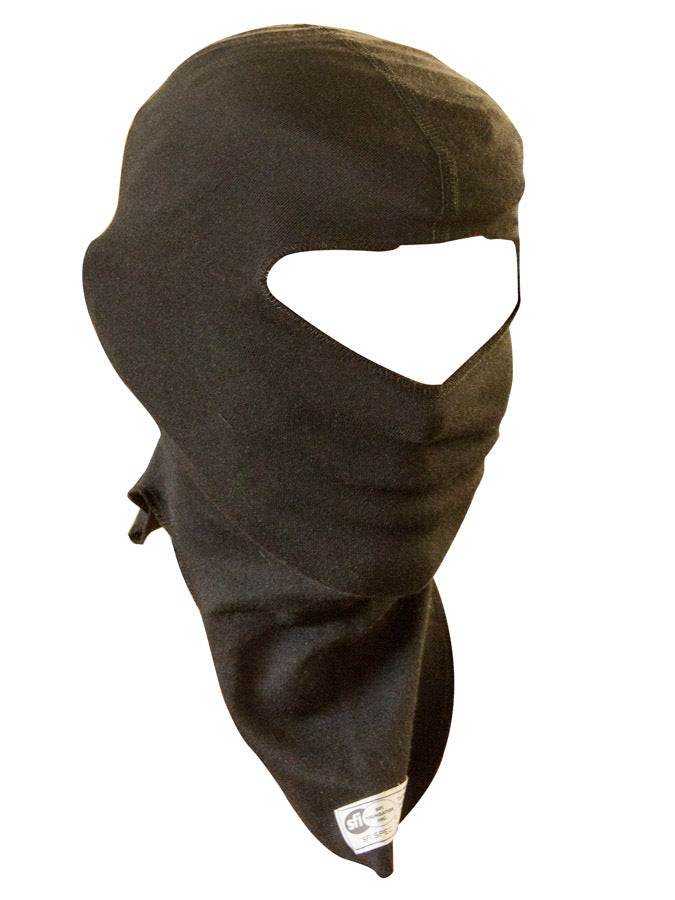 PXP RACEWEAR Head Sock Black Youth 1 Layer Single Eye Port PXP RACEWEAR