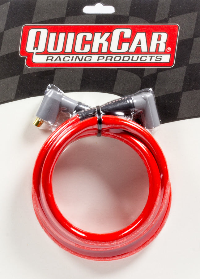 QUICKCAR RACING PRODUCTS Coil Wire - Red 48in HEI/Socket QUICKCAR RACING PRODUCTS