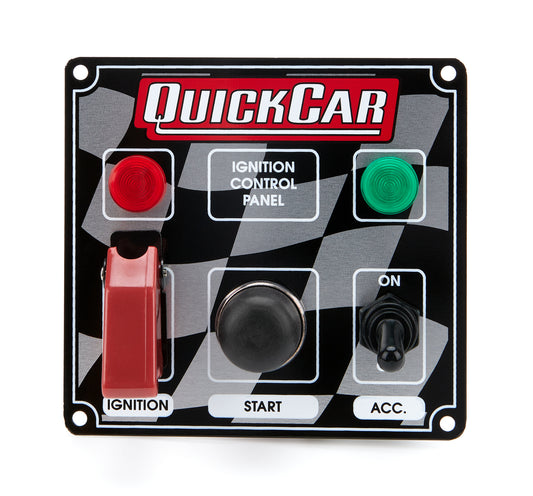 QUICKCAR RACING PRODUCTS Ign. Panel 2 Switch w/Lights QUICKCAR RACING PRODUCTS