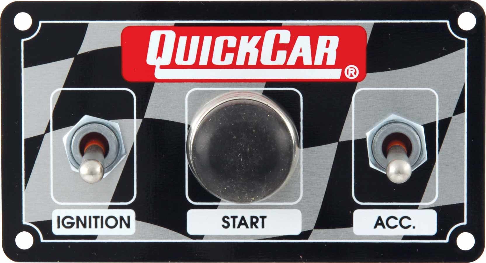 QUICKCAR RACING PRODUCTS Ignition Panel Single QUICKCAR RACING PRODUCTS